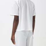 Blusa in cotone CFWWSI0174FRUT3027 8178 WOOLRICH White 