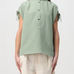 Camicia smanicata CFWWSI0179FRUT3043 621 WOOLRICH Sage 
