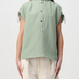 Camicia smanicata CFWWSI0179FRUT3043 621 WOOLRICH Sage 