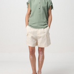Camicia smanicata CFWWSI0179FRUT3043 621 WOOLRICH Sage 