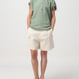 Camicia smanicata CFWWSI0179FRUT3043 621 WOOLRICH Sage 