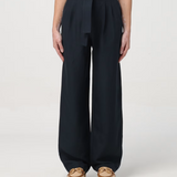 Pantalone largo con cintura in vita CFWWTR0151FRUT3043 3989 WOOLRICH Melton blue 