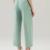 Pantaloni in popeline di puro cotone CFWWTR0174FRUT3027 621 WOOLRICH Sage 