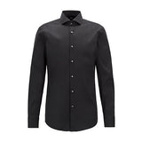 Camicia slim fiti in cotone elasticizzato JASON 10151300 02 001 BOSS Black 