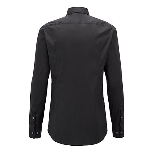 Camicia slim fiti in cotone elasticizzato JASON 10151300 02 001 BOSS Black 