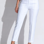 Pantalone a sigaretta MS13014ENX 100 MICHAEL KORS White 