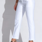 Pantalone a sigaretta MS13014ENX 100 MICHAEL KORS White 