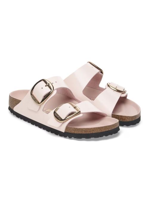 Ciabatta in pelle ARIZONA BIG BUCKLE 1029392 SHINE LIGHT ROSE BIRKENSTOCK Shine light rose 