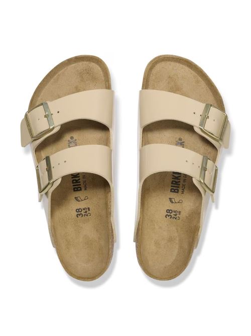 Ciabatta in pelle lucida ARIZONA BIRKO FLOR 1013070 SAND BIRKENSTOCK Sand 