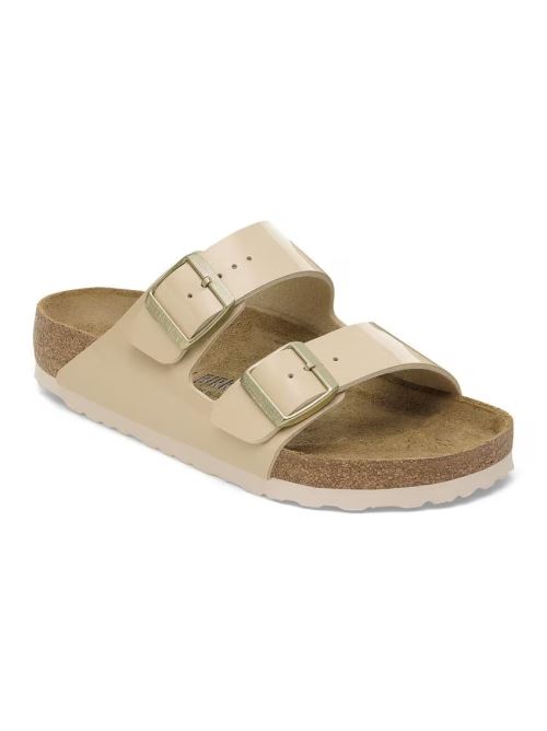 Ciabatta in pelle lucida ARIZONA BIRKO FLOR 1013070 SAND BIRKENSTOCK Sand 