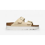 Ciabatta in pelle scamosciata ARIZONA PLATFORM 1026924 ECRU BIRKENSTOCK Ecru 