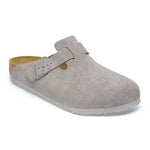 Sabot in suede BOSTON 1027688 STONE COIN BIRKENSTOCK Stone coin 