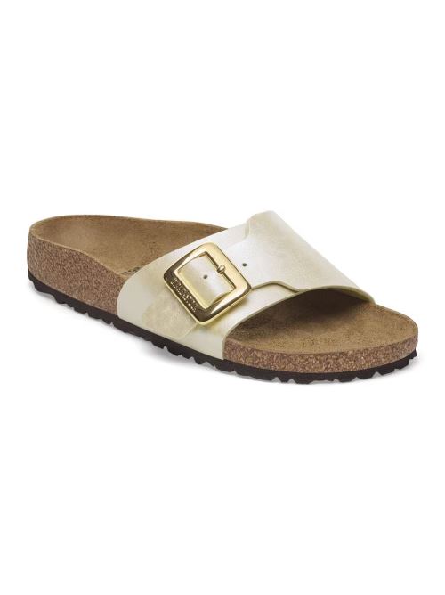 Ciabatta in pelle CATALINA CB 1029393 PEARL WHITE BIRKENSTOCK Pearl white 