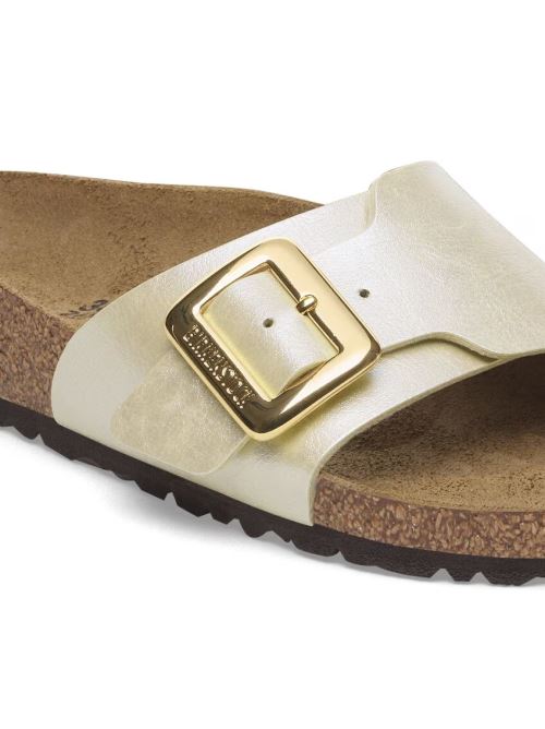 Ciabatta in pelle CATALINA CB 1029393 PEARL WHITE BIRKENSTOCK Pearl white 
