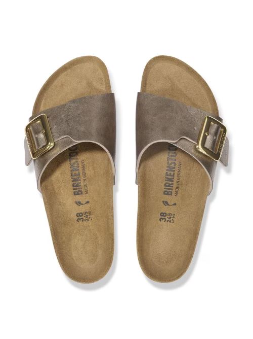 Ciabatta in pelle CATALINA CB 1029416 TAUPE BIRKENSTOCK Taupe 