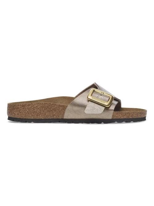 Ciabatta in pelle CATALINA CB 1029416 TAUPE BIRKENSTOCK Taupe 