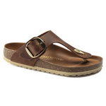 Infradito in pelle GIZEH BIG BUCKLE 1018745 COGNAC BIRKENSTOCK Cognac 