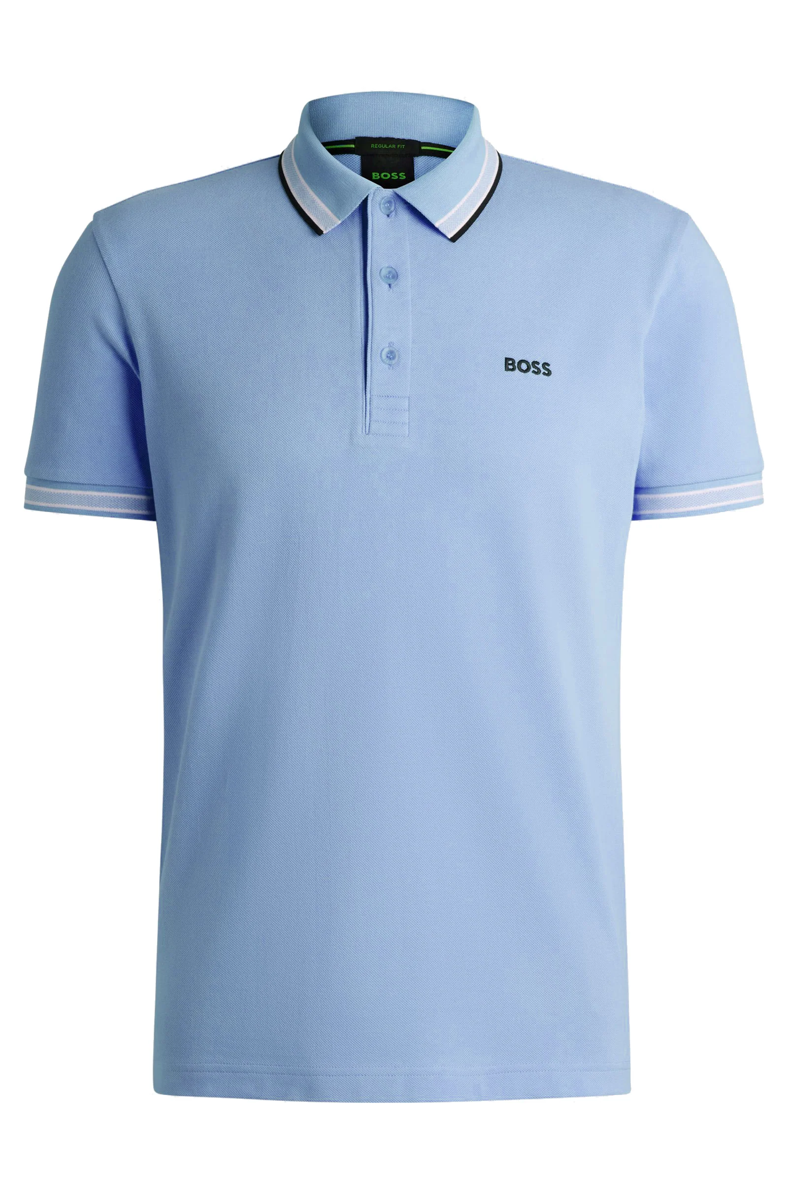 Polo manica corta 50469055 10241663 01 430 BOSS Bright blue 
