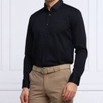 Camicia regular fit con botton down al collo 50469378 10239284 01 410 BOSS Navy 