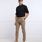 Camicia regular fit con botton down al collo 50469378 10239284 01 410 BOSS Navy 