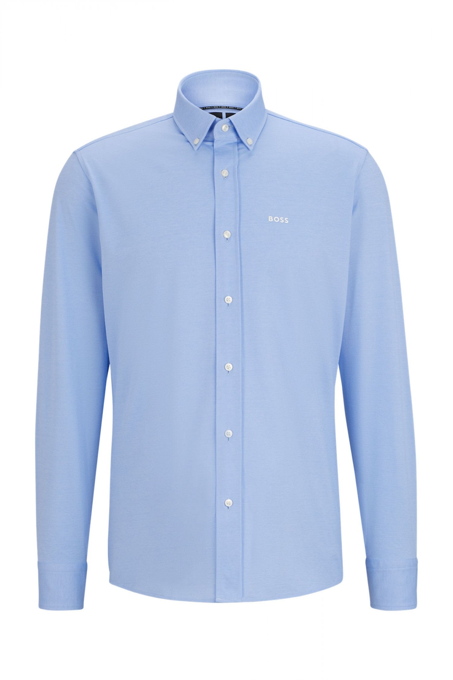 Camicia regular fit con botton down al collo 50469378 10239284 01 450 BOSS Light pastel blue 