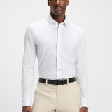 Camicia in jersey 50474283 10239269 01 100 BOSS White 