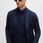 Camicia in jersey 50474283 10239269 01 404 BOSS Dark blue 