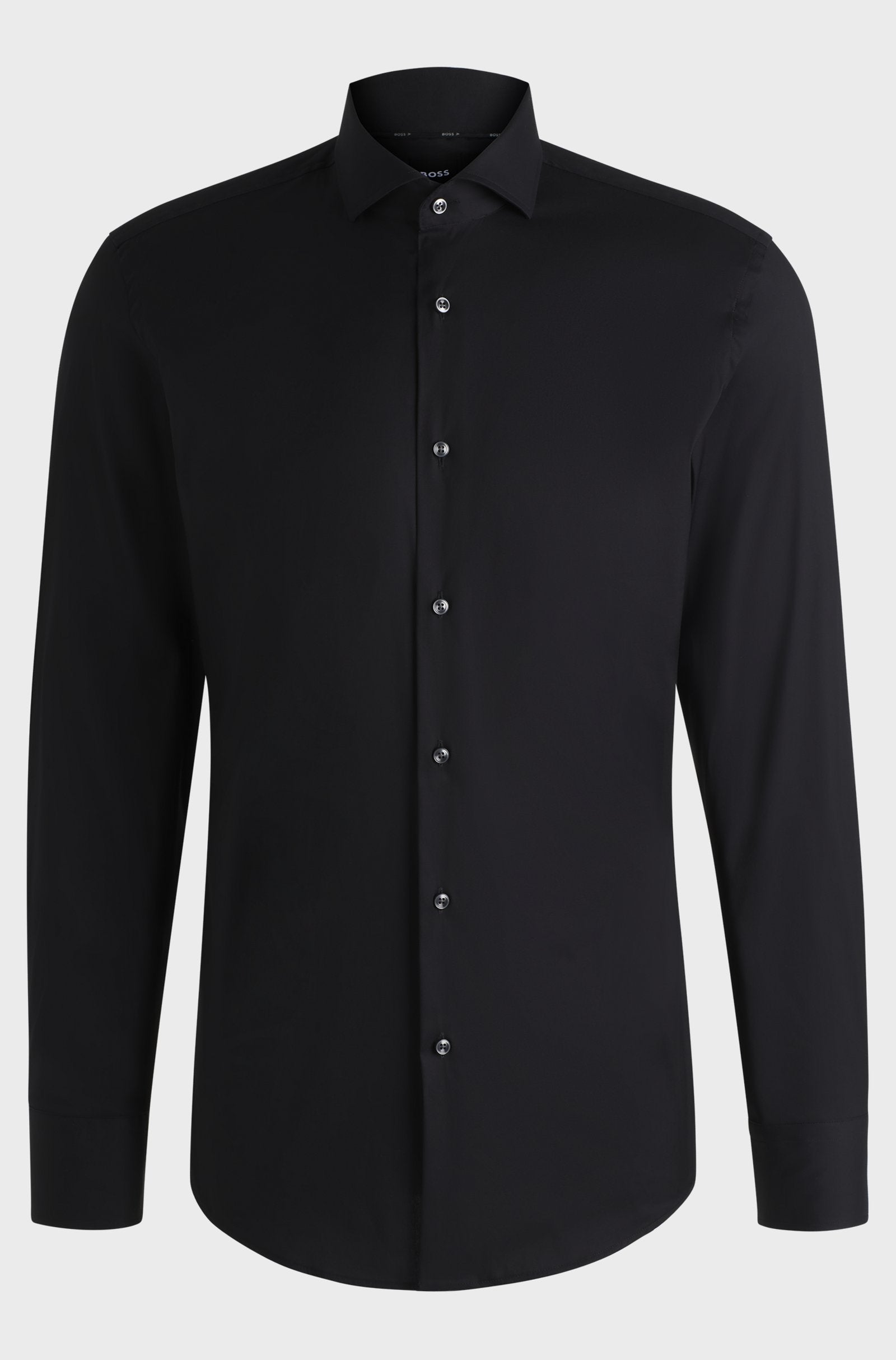 Camicia slim fit in cotone elasticizzato 50479915 10151300 03 001 BOSS Black 