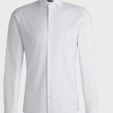 Camicia slim fit in cotone elasticizzato 50479915 10151300 03 100 BOSS White 