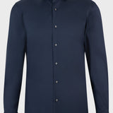 Camicia slim fit in cotone elasticizzato 50479915 10151300 03 410 BOSS Blue 