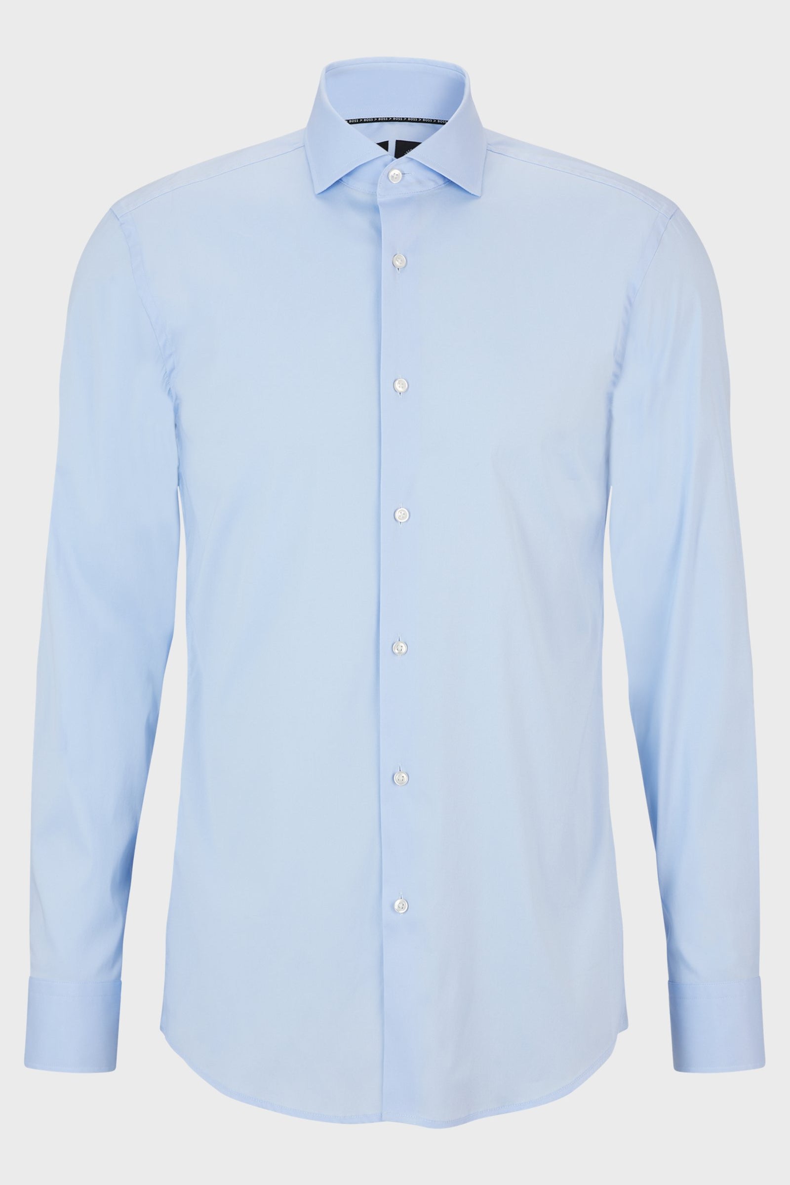 Camicia slim fit in cotone elasticizzato 50479915 10151300 03 450 BOSS Light pastel blue 