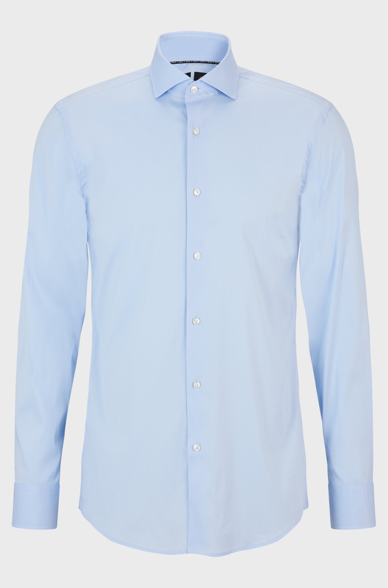 Camicia slim fit in cotone elasticizzato 50479915 10151300 03 450 BOSS Light pastel blue 