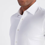 Camicia slim fit in tessuto tecnico 50490393 10225157 02 100 BOSS White 