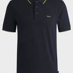 Polo in piquet di cotone 50494697 10241531 01 410 BOSS Navy 
