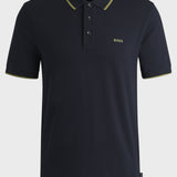 Polo in piquet di cotone 50494697 10241531 01 410 BOSS Navy 