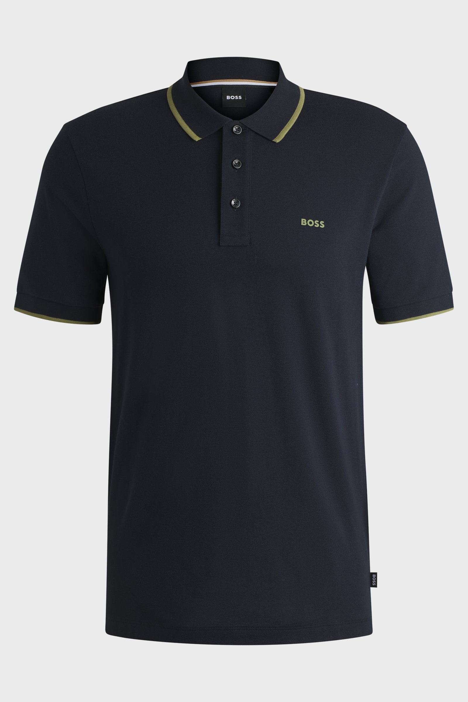 Polo in piquet di cotone 50494697 10241531 01 410 BOSS Navy 