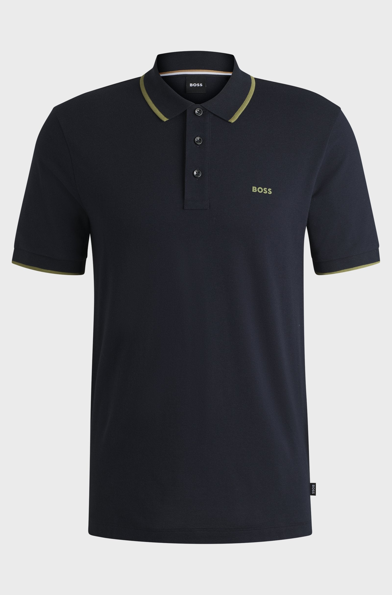 Polo in piquet di cotone 50494697 10241531 01 410 BOSS Navy 
