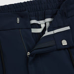 Pantalone slim fit in jersey 50502477 10245125 01 404 BOSS Blue 