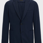 Giacca slim fit in jersey 50502488 10245125 01 404 BOSS Blue 