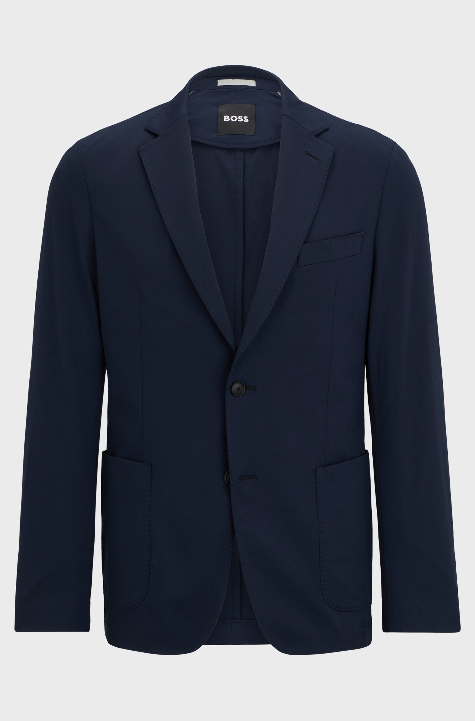 Giacca slim fit in jersey 50502488 10245125 01 404 BOSS Blue 
