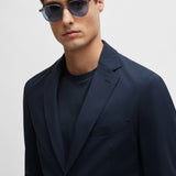 Giacca slim fit in jersey 50502488 10245125 01 404 BOSS Blue 