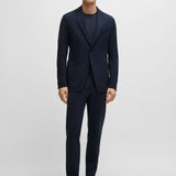 Giacca slim fit in jersey 50502488 10245125 01 404 BOSS Blue 