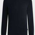 Maglia girocollo in cotone 50506022 10255187 01 404 BOSS Dark blue 