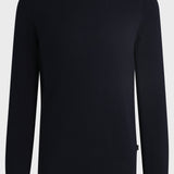 Maglia girocollo in cotone 50506022 10255187 01 404 BOSS Dark blue 