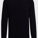 Maglia girocollo in cotone 50506023 10255186 01 404 BOSS Dark blue 