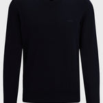 Maglia scollo a V 50506042 10255193 01 404 BOSS Dark blue 