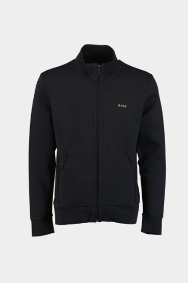 Felpa con zip 50506152 10256713 01 002 BOSS Black 