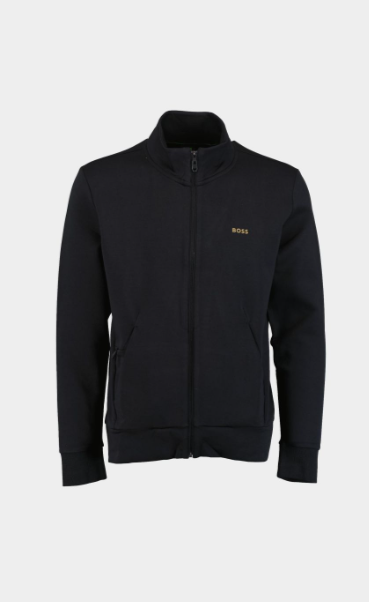 Felpa con zip 50506152 10256713 01 002 BOSS Black 