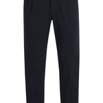 Pantalone in cotone con pinces 50524390 10248208 01 404 BOSS Dark blue 