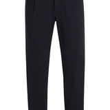 Pantalone in cotone con pinces 50524390 10248208 01 404 BOSS Dark blue 